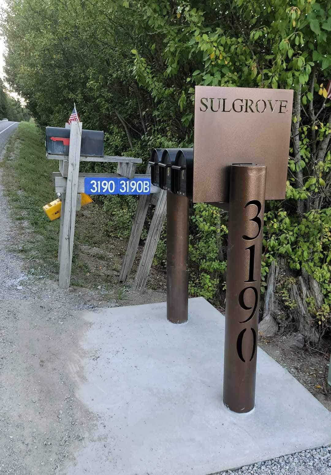 Custom Mailbox Post