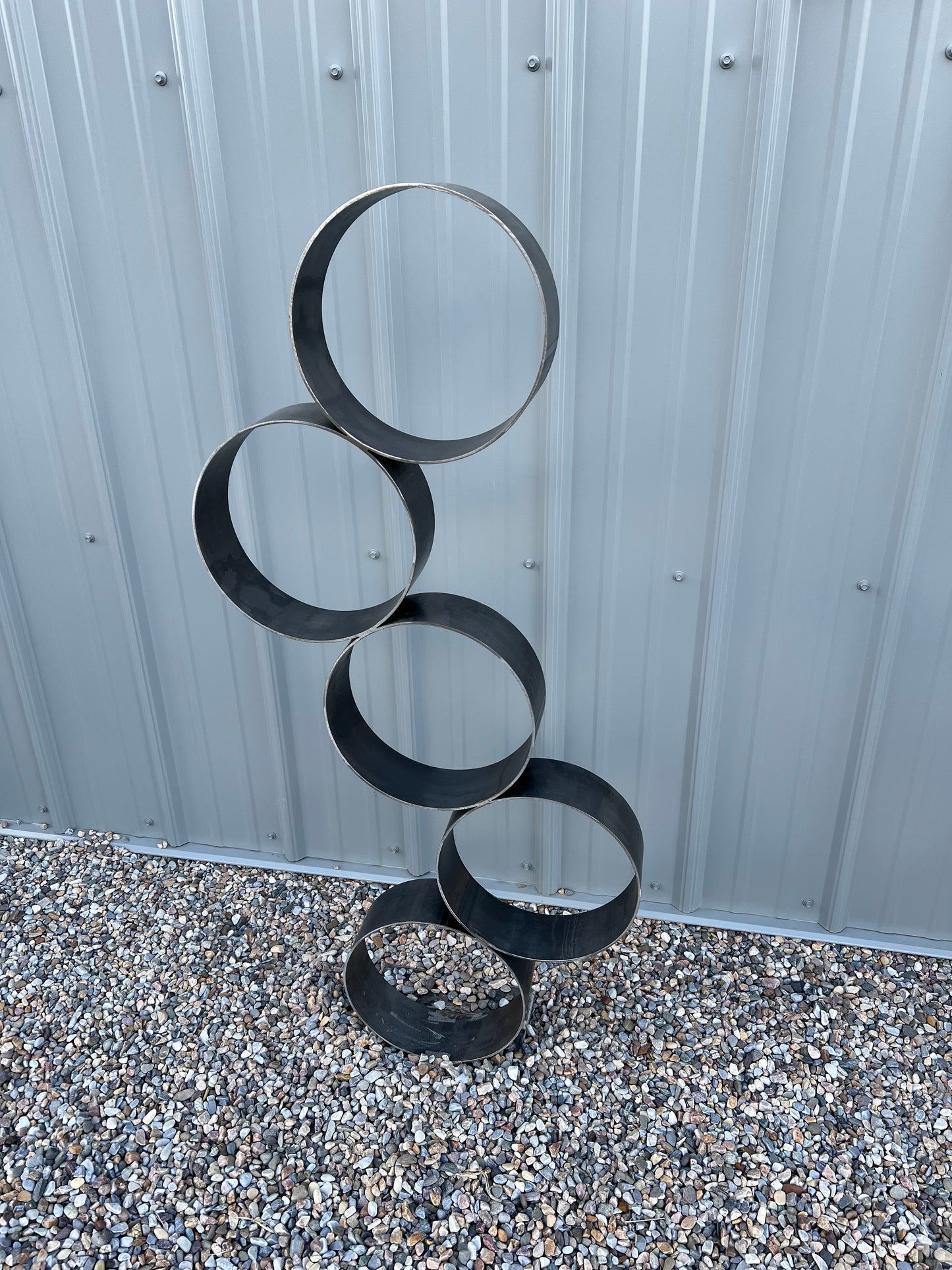 "Floating Rings" Landcape Art | Garden Art