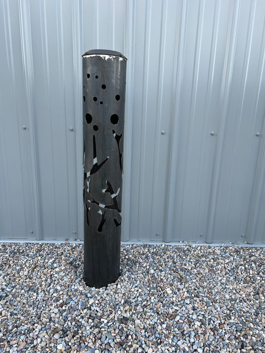 "Night Sky" Luminary | Landscape Art | Garden Art