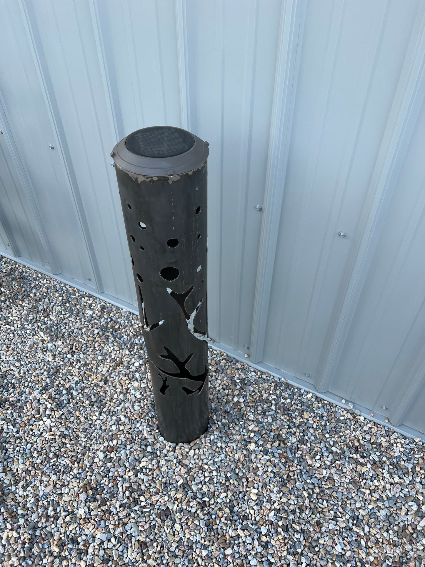 "Night Sky" Luminary | Landscape Art | Garden Art