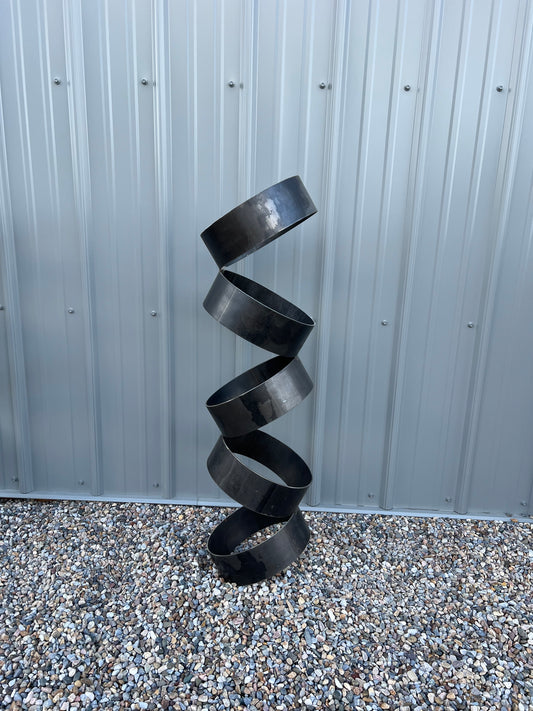 "Falling Rings" Landscape Art | Garden Art