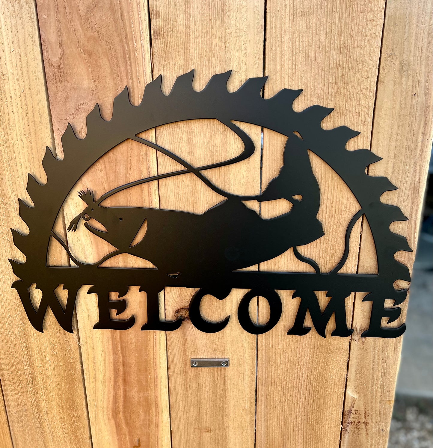 Customize a Saw Blade Sign!
