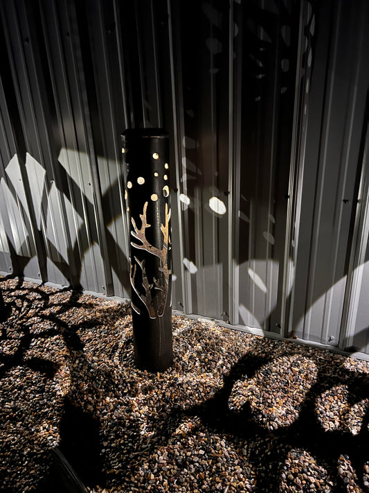 "Night Sky" Luminary | Landscape Art | Garden Art